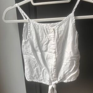 White Bella Dahl girl tank top (size 6)